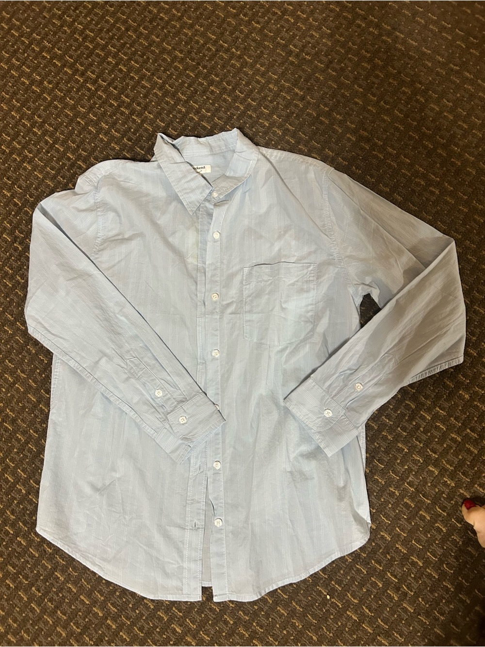 Women's Light Blue Button-Down Shirt — Classic Cotton Blend